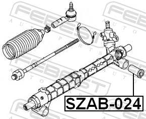 Febest Stuurhuisrubber SZAB-024