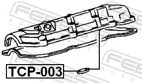 Febest Afdichting bougieschacht TCP-003