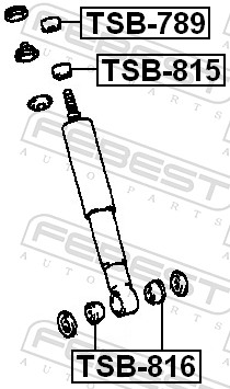 Febest Schokdemper bus TSB-816