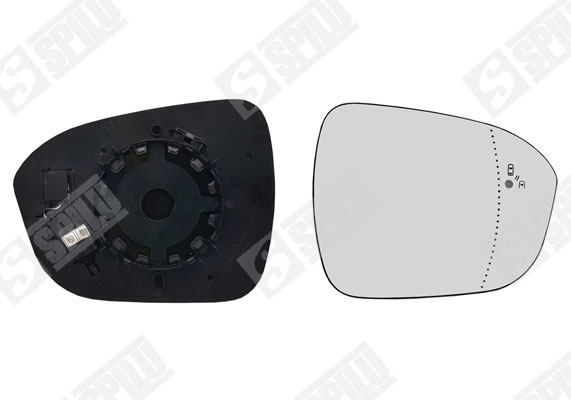 Spiegelglas, buitenspiegel Spilu 16444