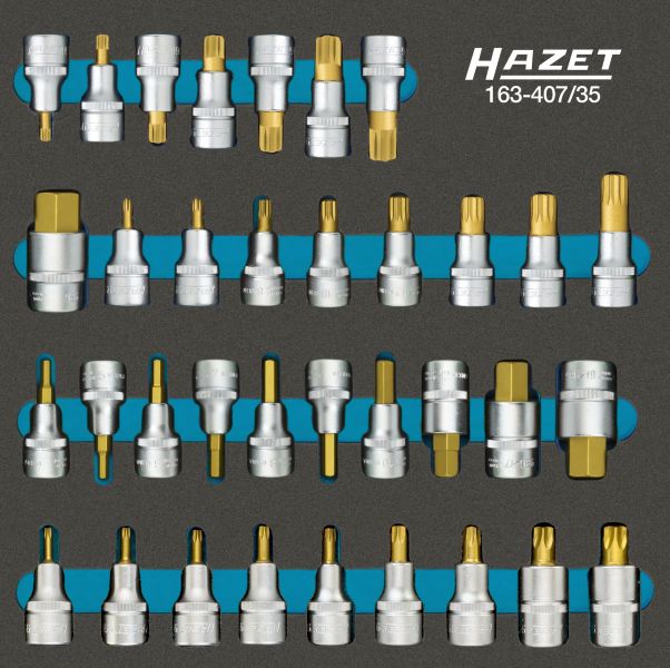 Steeksleutelset Hazet 163-407/35