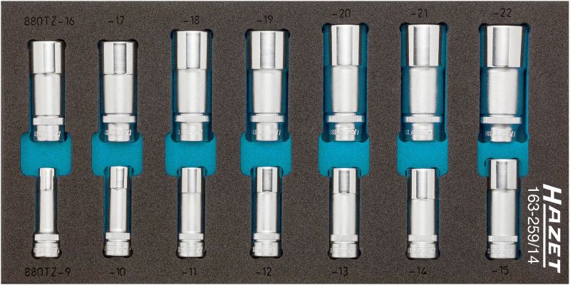 Steeksleutelset Hazet 163-259/14