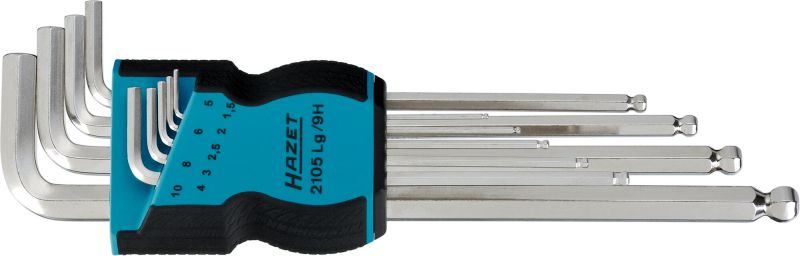 Haakse schroevendraaierset Hazet 2105LG/9H