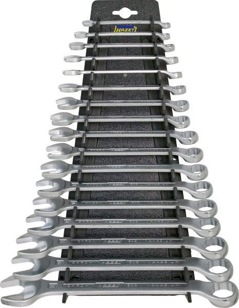 Set ring- / steeksleutel Hazet 603/17H