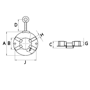Houder, koolborstel Hc-Cargo F 032 338 084
