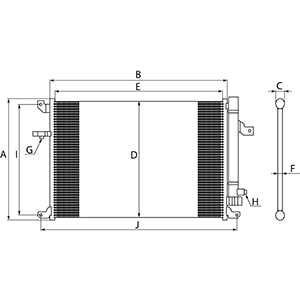 Airco condensor Hc-Cargo 261359