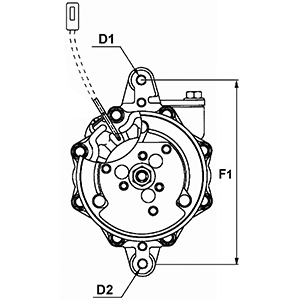 Hc-Cargo Airco compressor 241091