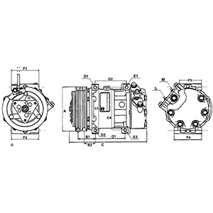 Hc-Cargo Airco compressor 241272
