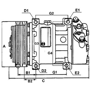 Hc-Cargo Airco compressor 241501