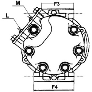 Hc-Cargo Airco compressor 241501