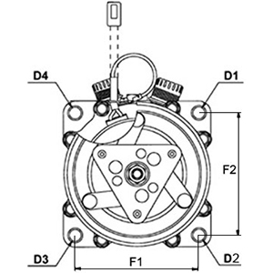 Hc-Cargo Airco compressor 240924