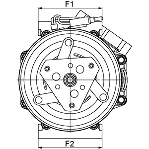 Hc-Cargo Airco compressor 241635