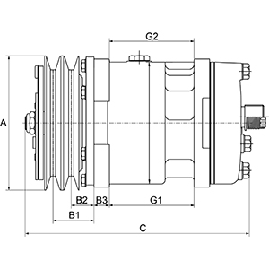 Hc-Cargo Airco compressor 240619
