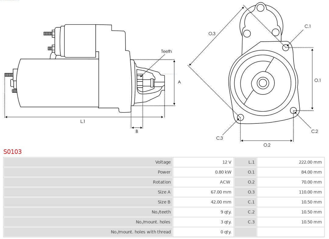 AS-PL Starter S0103