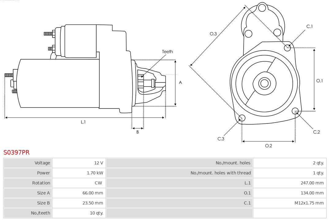 AS-PL Starter S0397PR