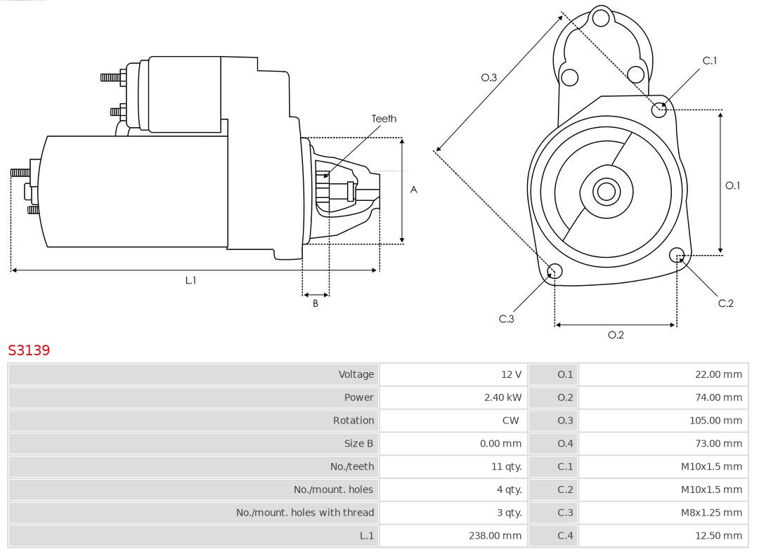 AS-PL Starter S3139