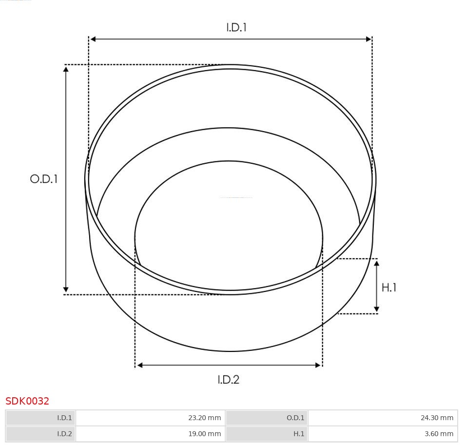 AS-PL Reparatieset, startmotor SDK0032