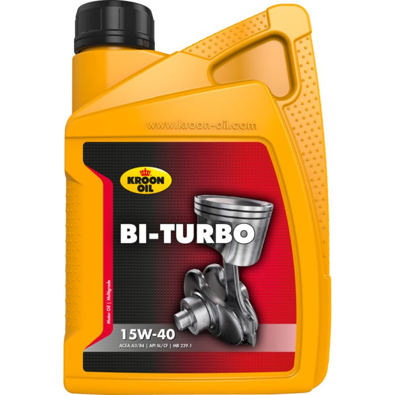 Kroon Oil Bi-Turbo 15W-40 1 Liter Fles 00215