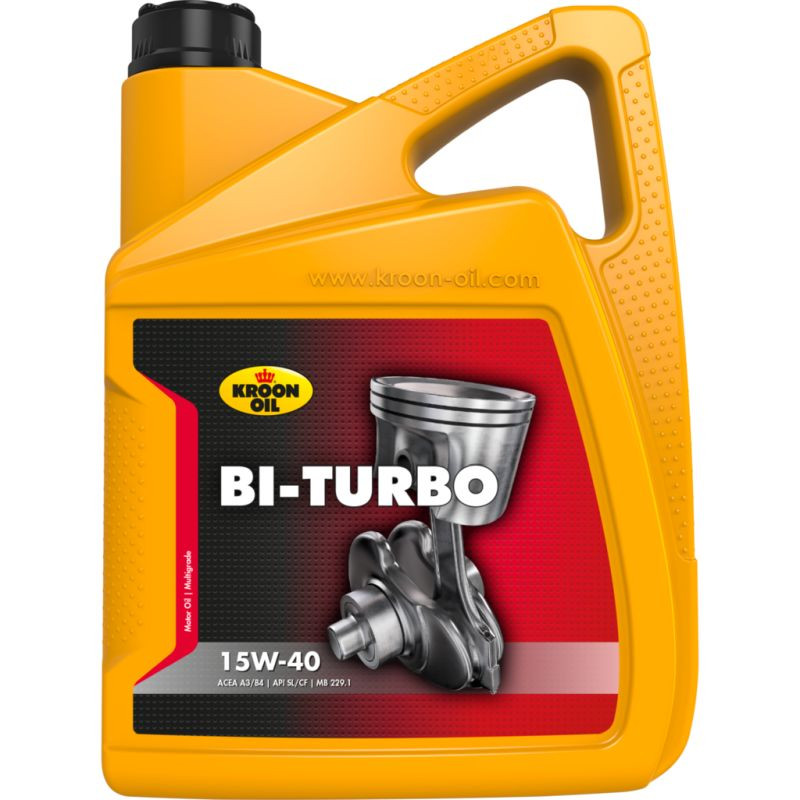 Kroon Oil Bi-Turbo 15W-40 5 Liter Kan 00328