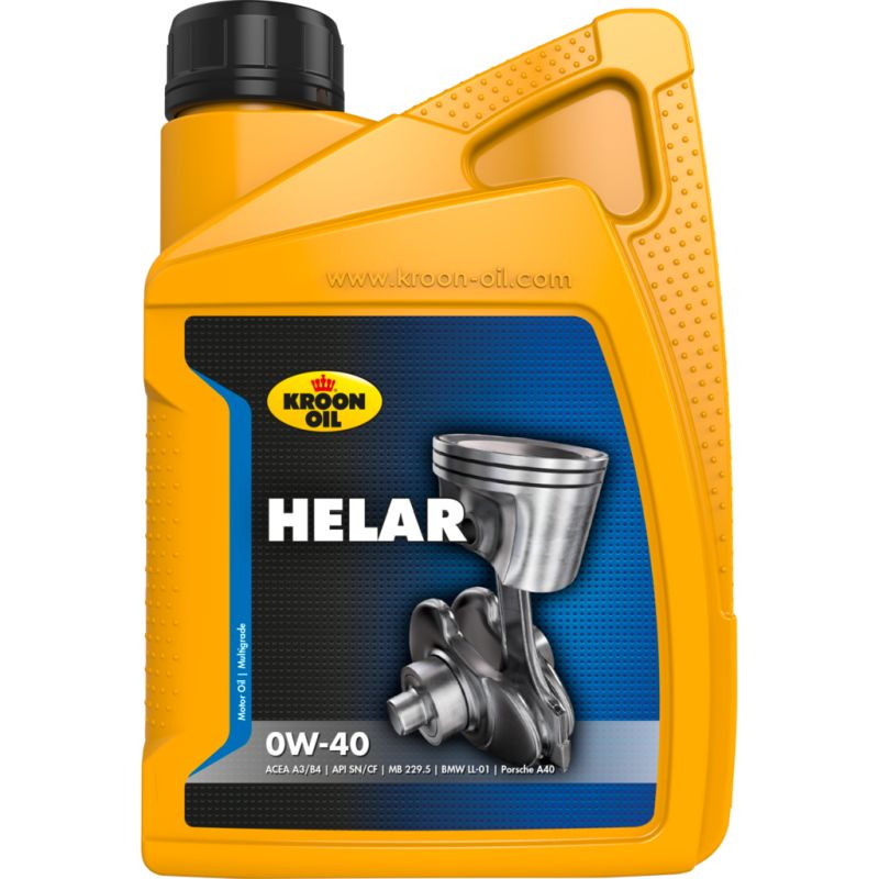 Kroon Oil Helar 0W-40 1 Liter Fles 02226