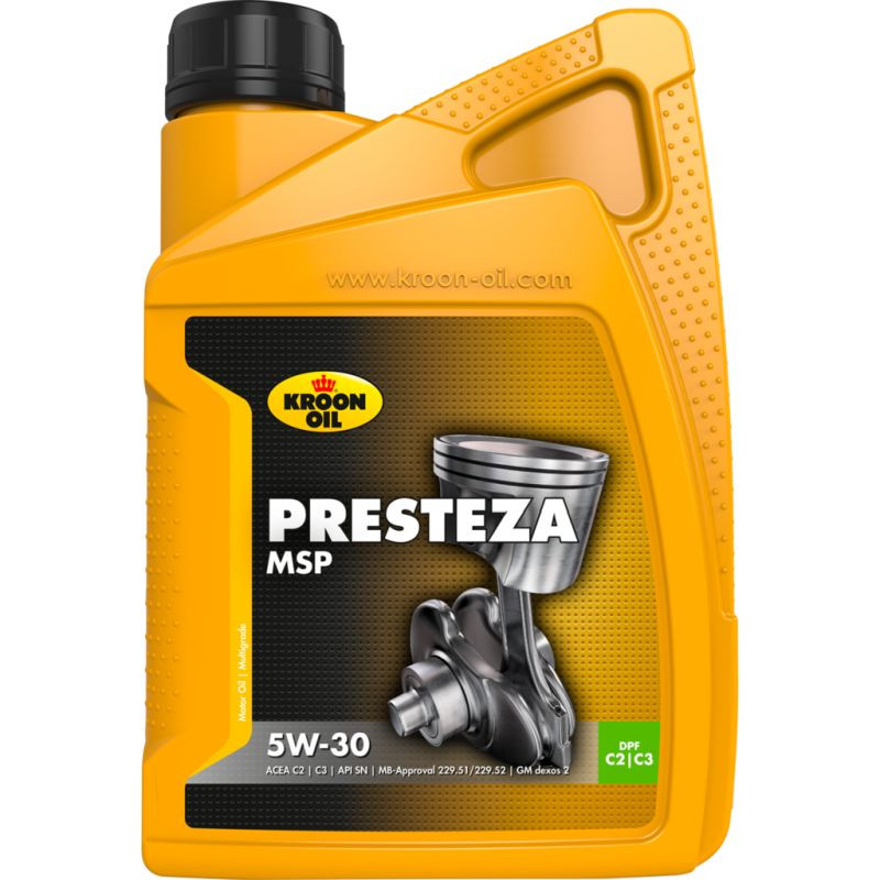 Kroon Oil Presteza MSP 5W-30 1 Liter Fles 33228