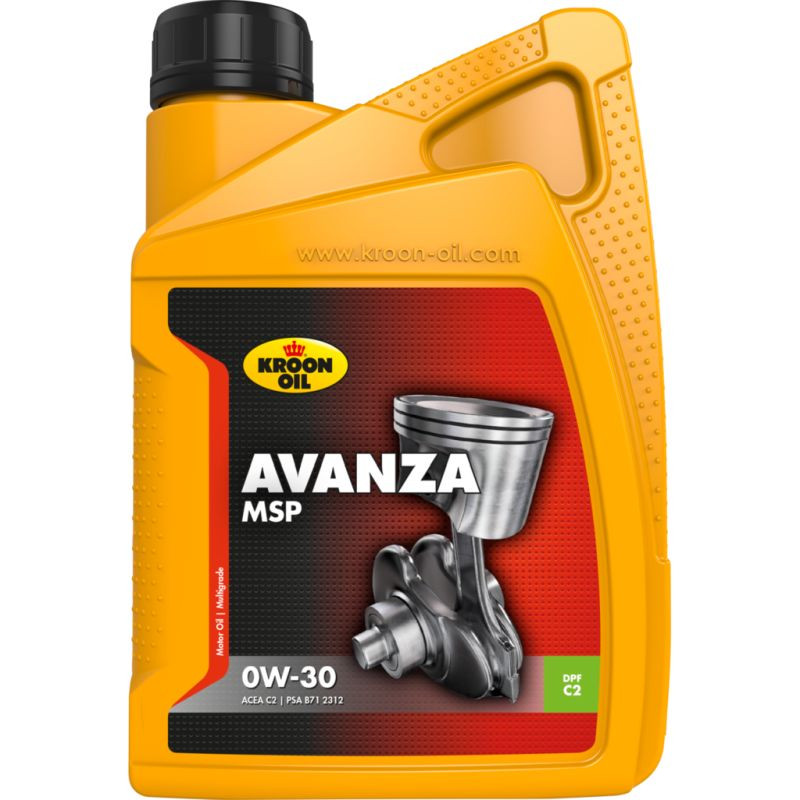 Kroon Oil Avanza MSP 0W-30 1 Liter Fles 35941