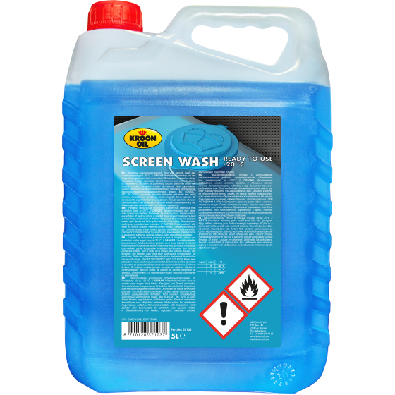 Kroon Oil Ruitenwisservloeistof -20 ºC 5L Kan 37103