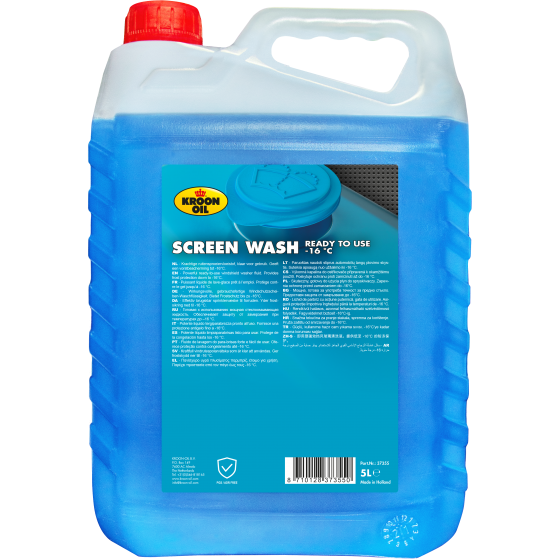 Kroon Oil Ruitenwisservloeistof -16 ºC 5L Kan 37355