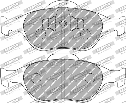 Remblokset Ferodo Racing FCP1394H