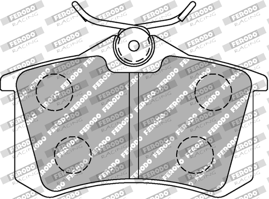 Remblokset Ferodo Racing FCP541H