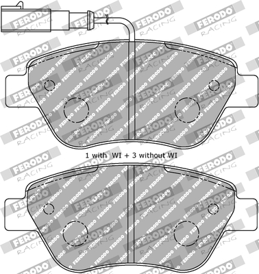 Remblokset Ferodo Racing FDS1466