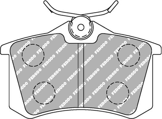 Remblokset Ferodo Racing FCP1491W