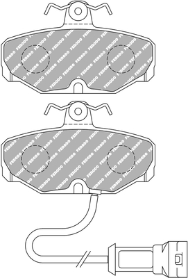 Remblokset Ferodo Racing FDS408