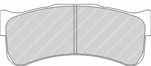 Remblokkenset, schijfrem Ferodo Racing FRP3110TL180