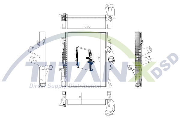 Interkoeler Titanx IX119002