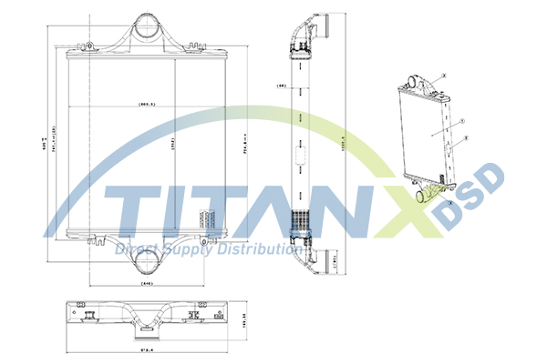 Interkoeler Titanx IX139001