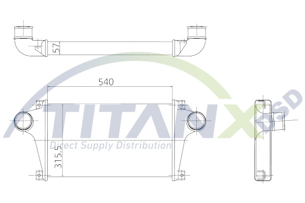 Interkoeler Titanx IX159003