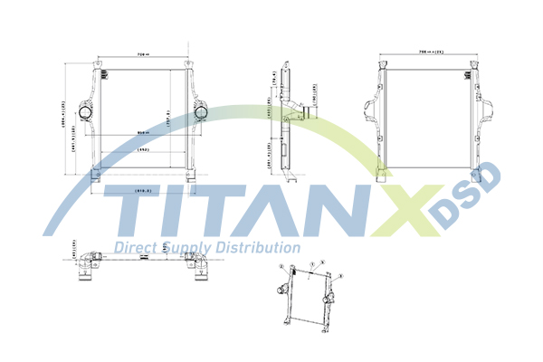 Interkoeler Titanx IX159008