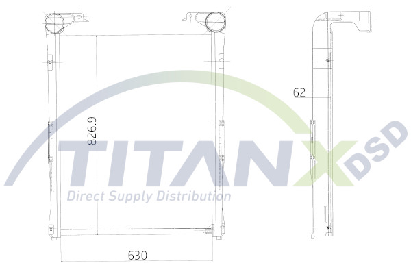 Interkoeler Titanx IX169001