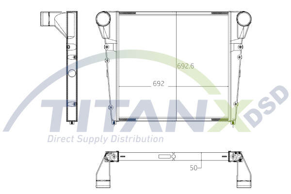 Interkoeler Titanx IX169003