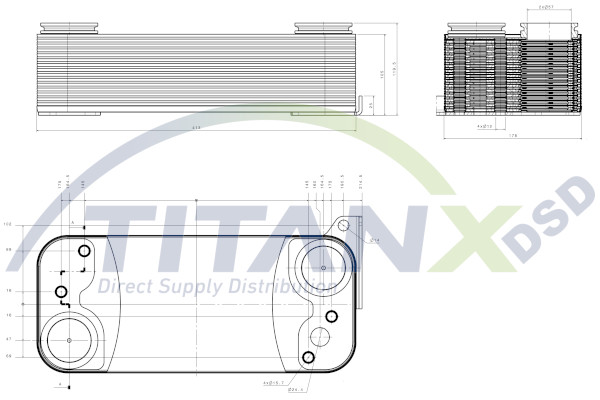 Oliekoeler retarder Titanx OX149002