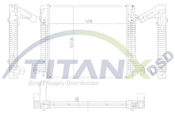 Radiateur Titanx RX119005