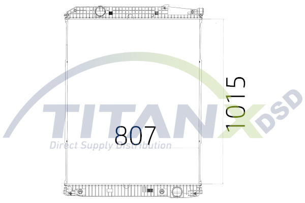 Radiateur Titanx RX119011