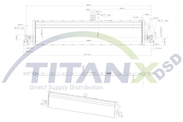 Radiateur Titanx RX129012