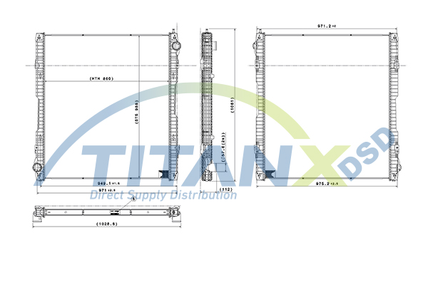 Radiateur Titanx RX149010