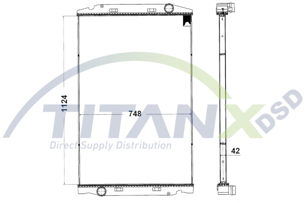 Radiateur Titanx RX159005