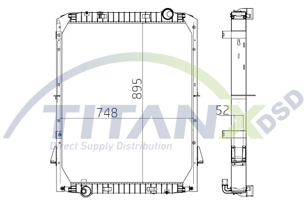 Radiateur Titanx RX159009
