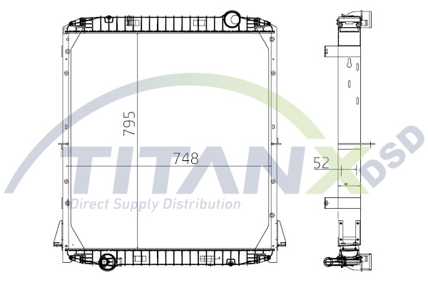 Radiateur Titanx RX159010