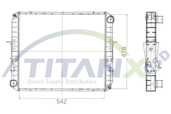 Radiateur Titanx RX159014