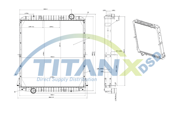 Radiateur Titanx RX159020